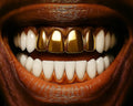 4 Gold Teeth: 10K TOPS or BOTTOMS ANY STYLE image 1