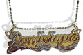 Custom Name Pendant Silver or Gold  Call For Prices  image 2